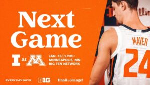 Read more about the article Illini travel to Minnesota to face Gophers on MLK Day